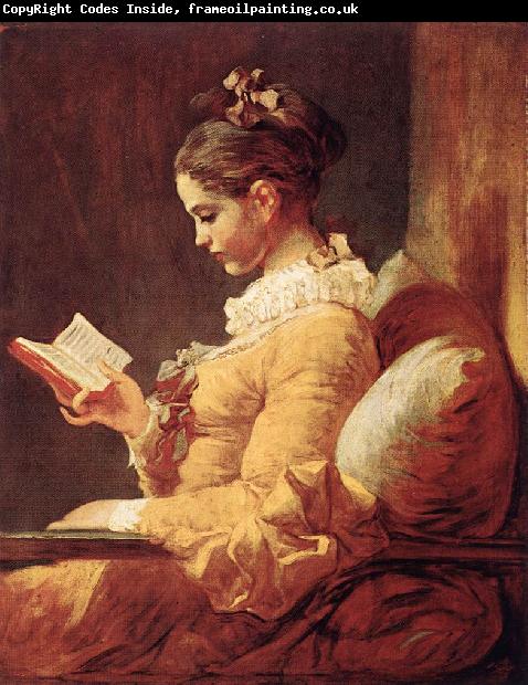 Jean Honore Fragonard A Young Girl Reading